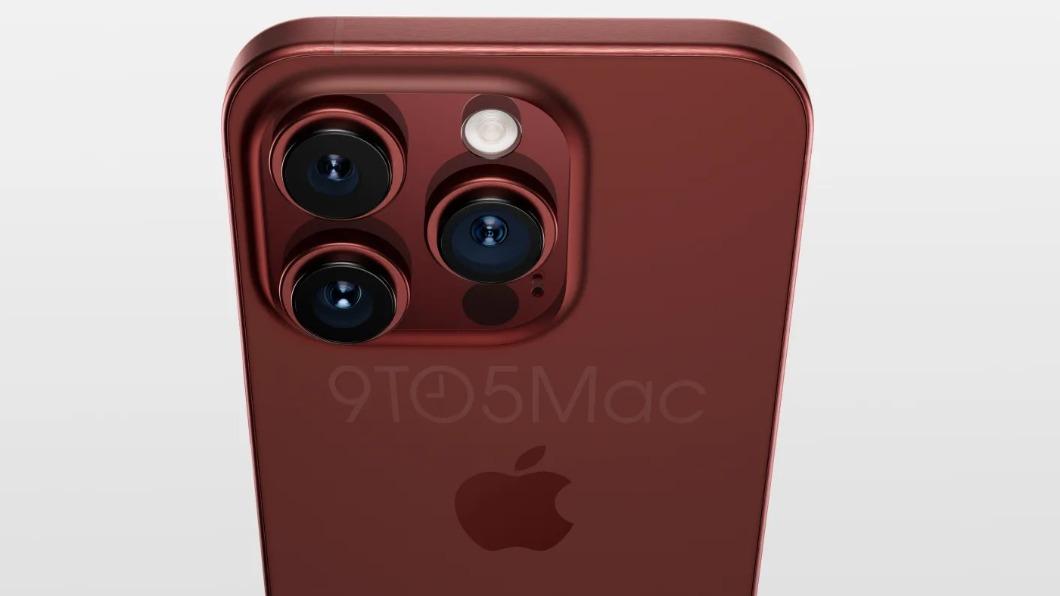 iPhone 15 Pro傳推出全新「酒紅色」。（圖／翻攝自9to5mac）