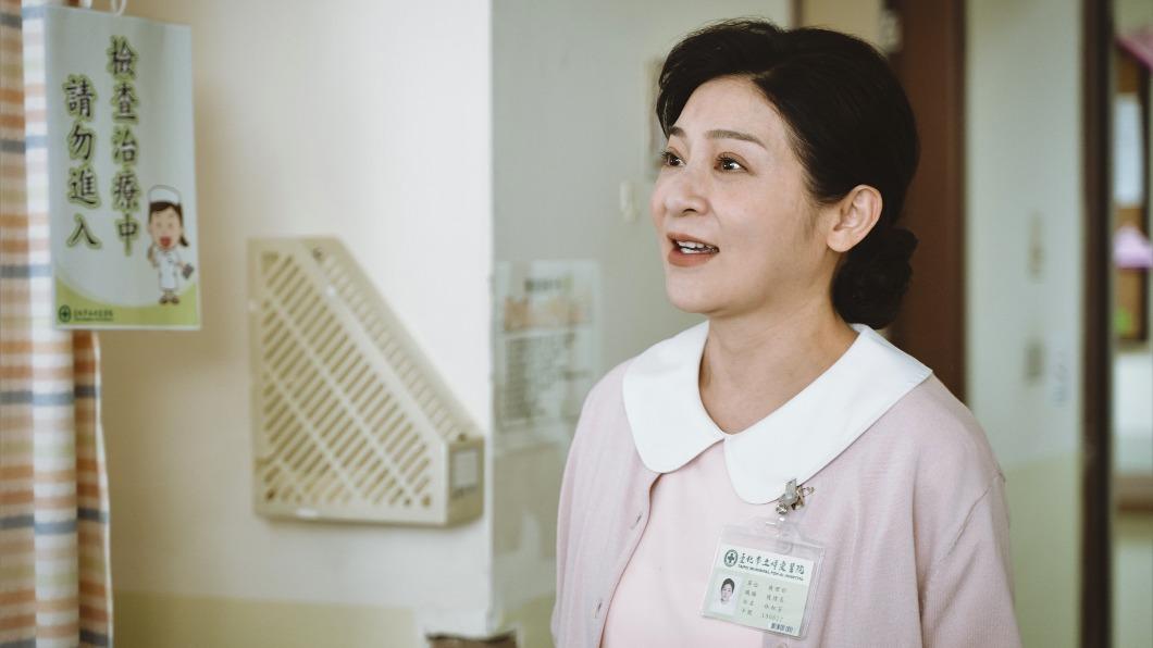 王彩樺在《和平歸來》首次飾演護理長林淑芳角色。（圖／公視提供）