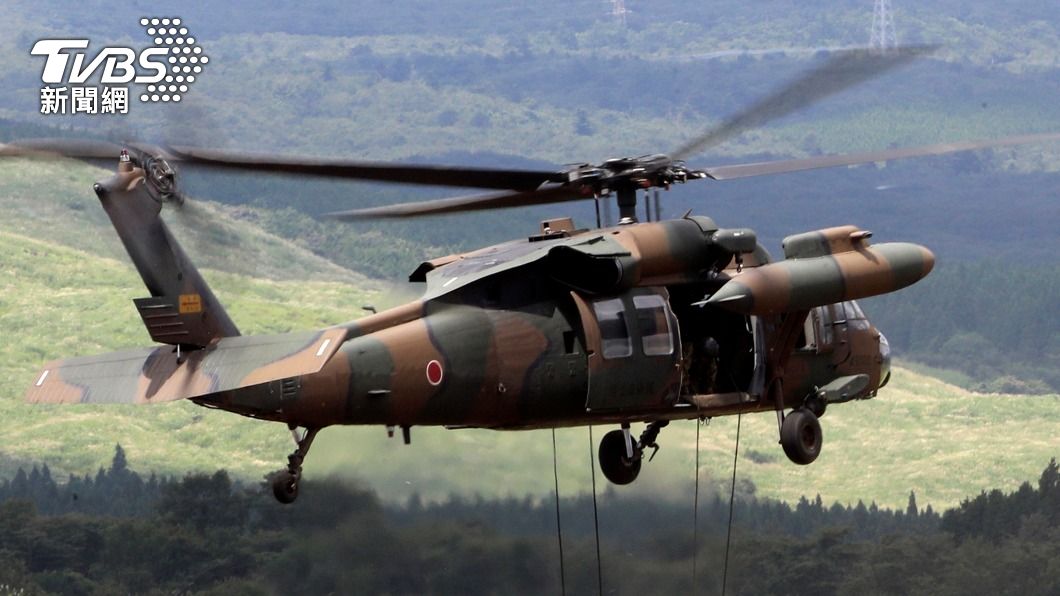 日本黑鷹直升機失聯。（資料照／達志影像美聯社）