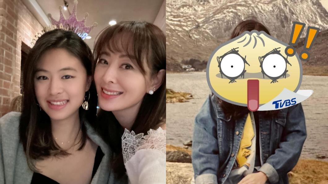 網友認為女星賈永婕年輕時與她的女兒安安簡直一模一樣。（圖／翻攝自賈永婕的跑跳人生臉書）