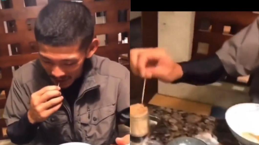 日本一名30歲男子到燒肉店用餐時將用過的牙籤放回牙籤桶中，被以涉嫌妨害業務逮捕。（圖／翻攝自推特）