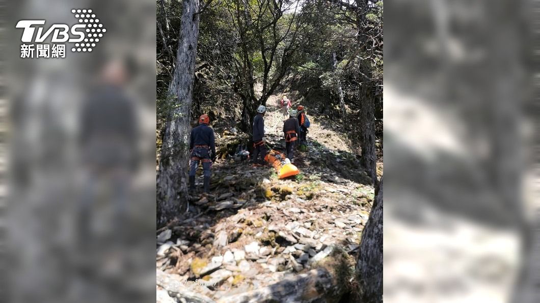 蔣男登山不慎墜谷身亡。（圖／中央社）