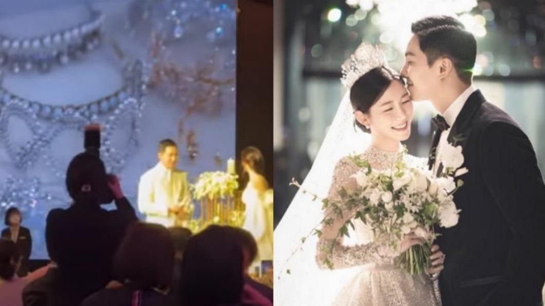 李昇基、李多寅的婚禮被爆出現「珠寶贊助影片」。（圖／翻攝自은빛맘YouTube、李多寅IG）