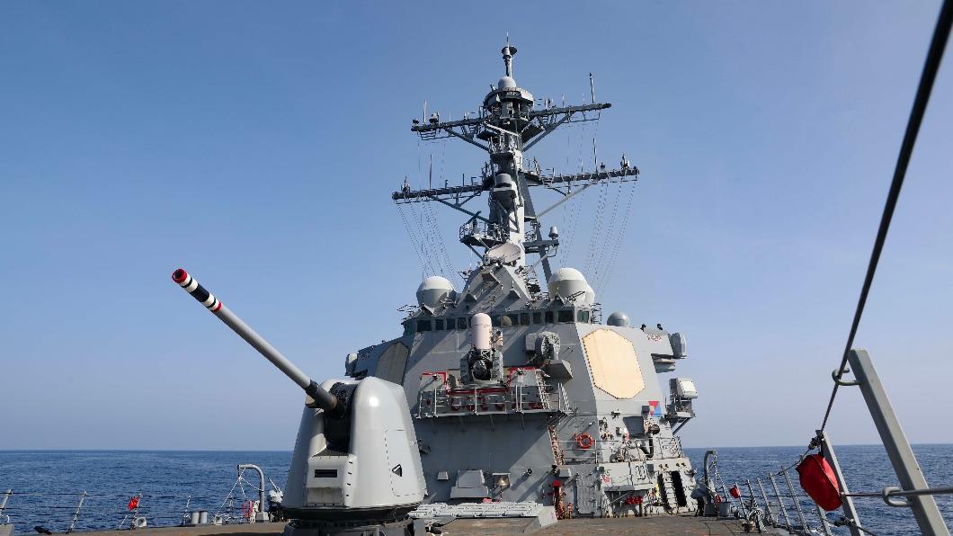 美海軍公布米利厄斯號通過台海。（圖／翻攝自US7thFleet推特）