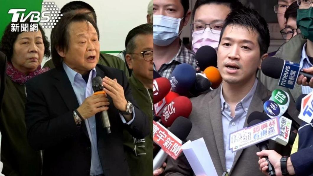 民進黨市議員王世堅（左）、民進黨立委何志偉（右）。（圖／TVBS資料畫面）