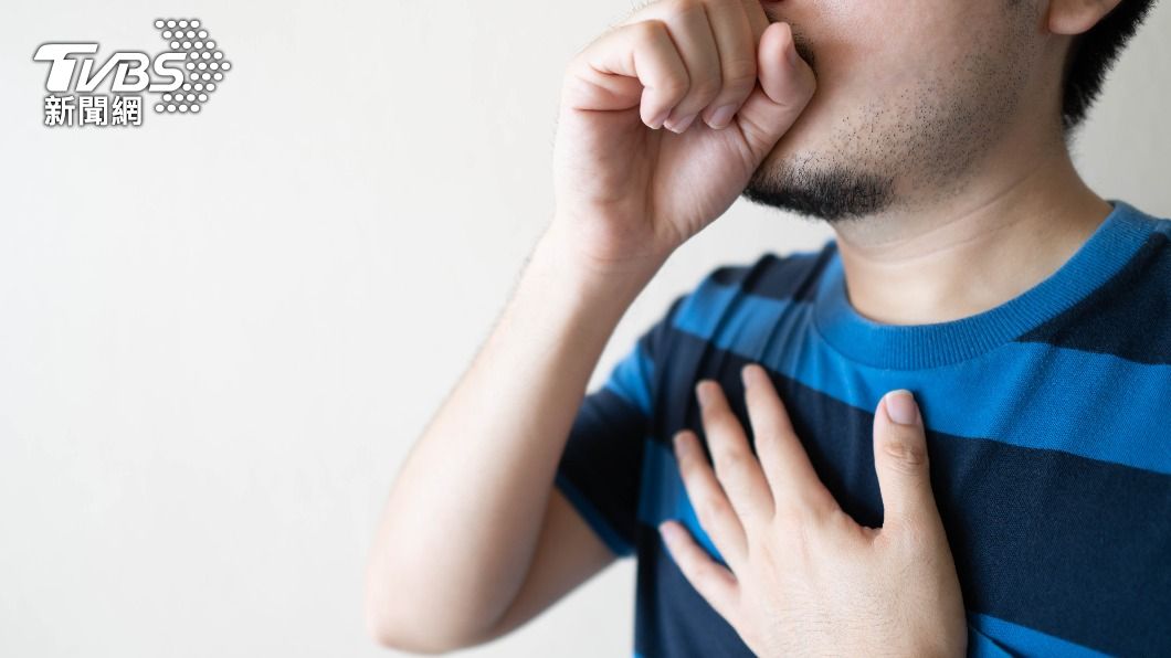 40歲男確診後久咳不癒，竟是氣喘導致。（示意圖／shutterstock達志影像）