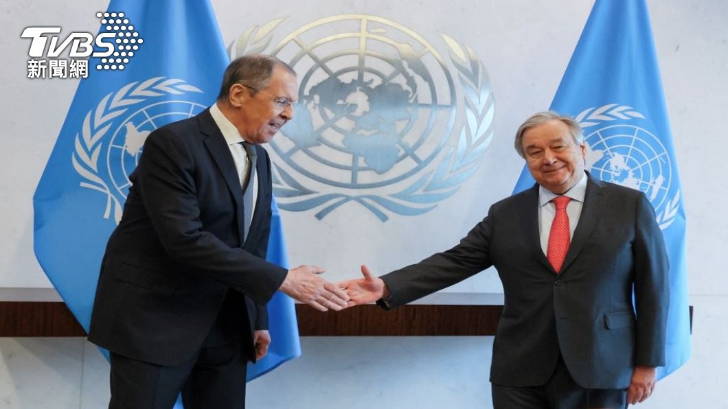 俄羅斯擔任本月聯合國安理會輪值主席國，俄國外長拉夫羅夫周一主持了多邊主義，和聯合國憲章的相關會議。（圖／路透社）