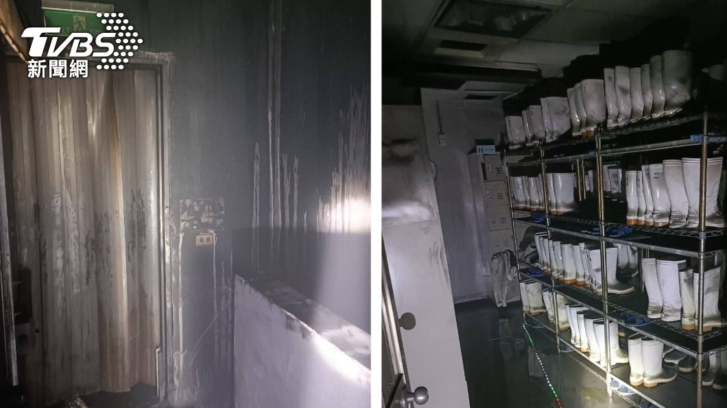 聯華食品工廠冷凍室內部曝光。（圖／TVBS）