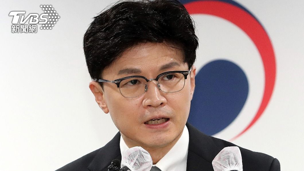 韓國法務部長韓東勳。（圖／達志影像美聯社）