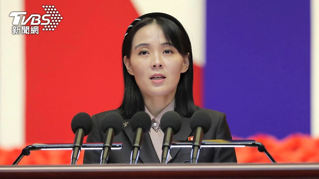 北韓勞動黨副部長金與正。（圖／達志影像美聯社）