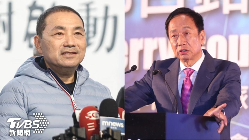 國民黨確定徵召侯友宜參選2024總統。（圖／TVBS）