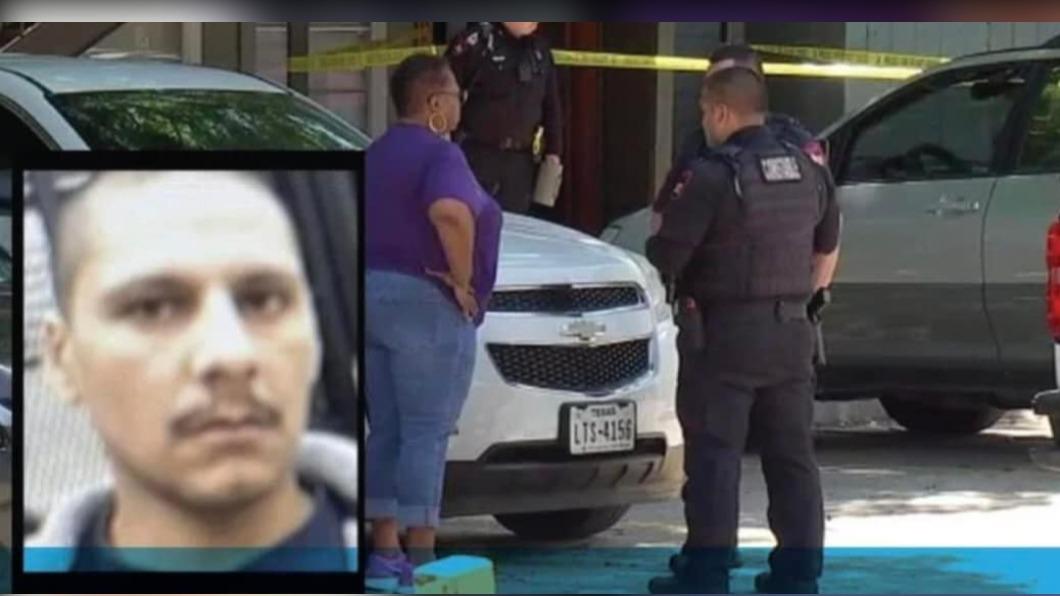美德州發生槍擊命案，38歲男子歐羅佩薩持槍殺害5名鄰居。（圖／翻攝自Noticias45Houston新聞影音）