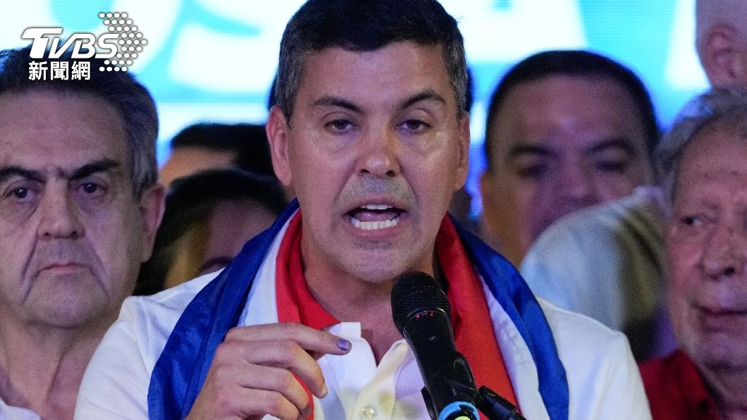 右翼執政黨紅黨候選人潘尼亞擔任巴拉圭總統。（圖／達志影像美聯社）