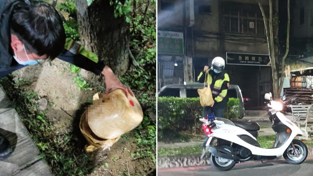 骨灰罈最終由警察帶回。（圖／翻攝自爆料公社臉書）