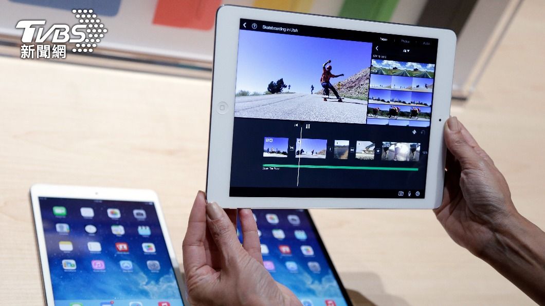 蘋果將在5月底將第一代iPad Air列入過時名單。（圖／達志影像美聯社）
