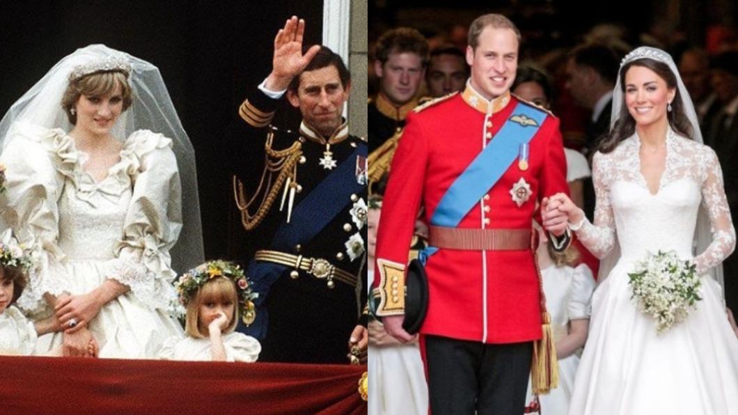威廉王子與凱特王妃是受民喜愛的一對夫妻。（圖／翻攝自＠princeandprincessofwales、@lady.diana._ IG）