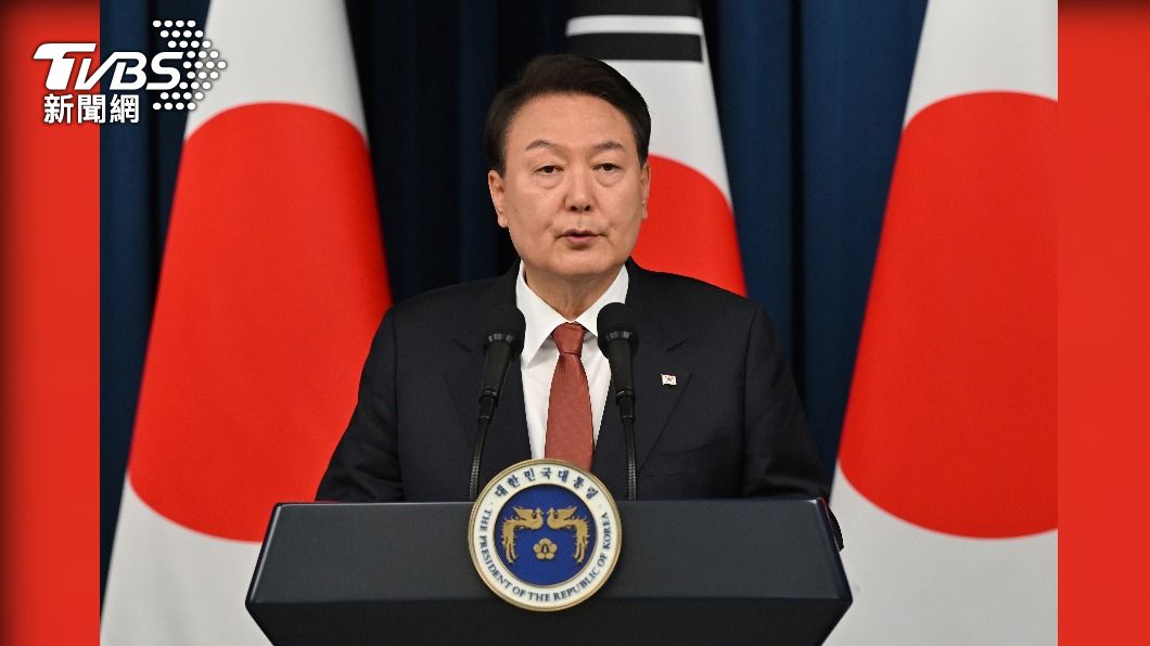 尹錫悅表示，韓美華盛頓宣言不排除日本加入。（圖／達志影像美聯社）