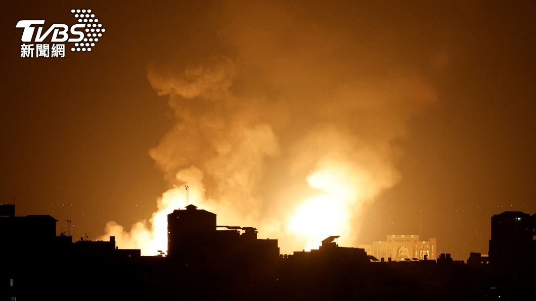 以色列今（9）日對加薩走廊（Gaza Strip）的PIJ據點發動空襲，造成至少13死20傷。（圖／達志影像路透社）