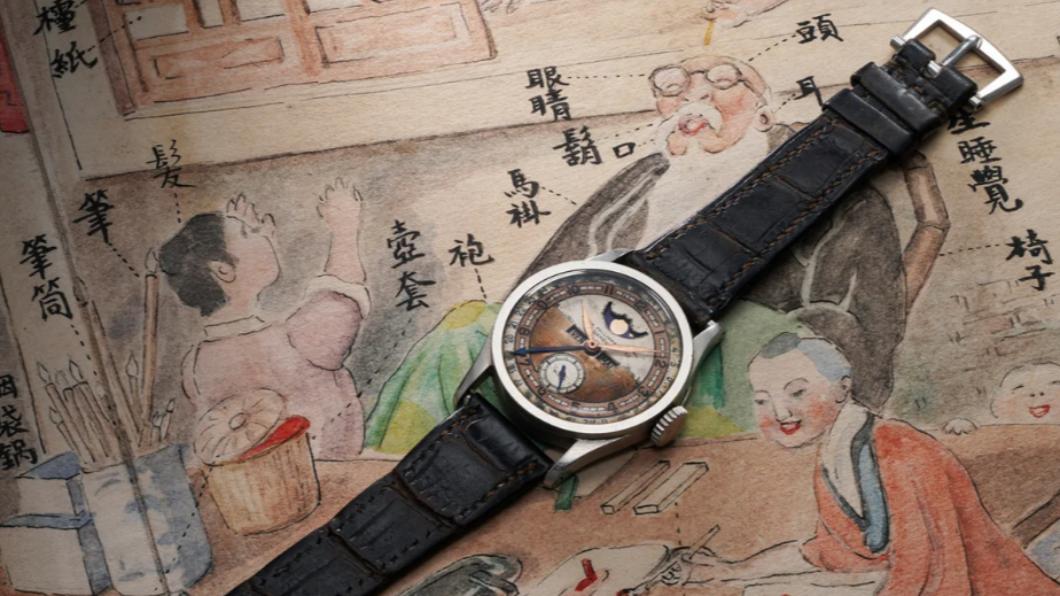 溥儀的百達翡麗（Patek Philippe）手錶「Reference 96 Quantieme Lune」，據今已有86年歷史，全球僅剩8只。（圖／翻攝自《CNN》）