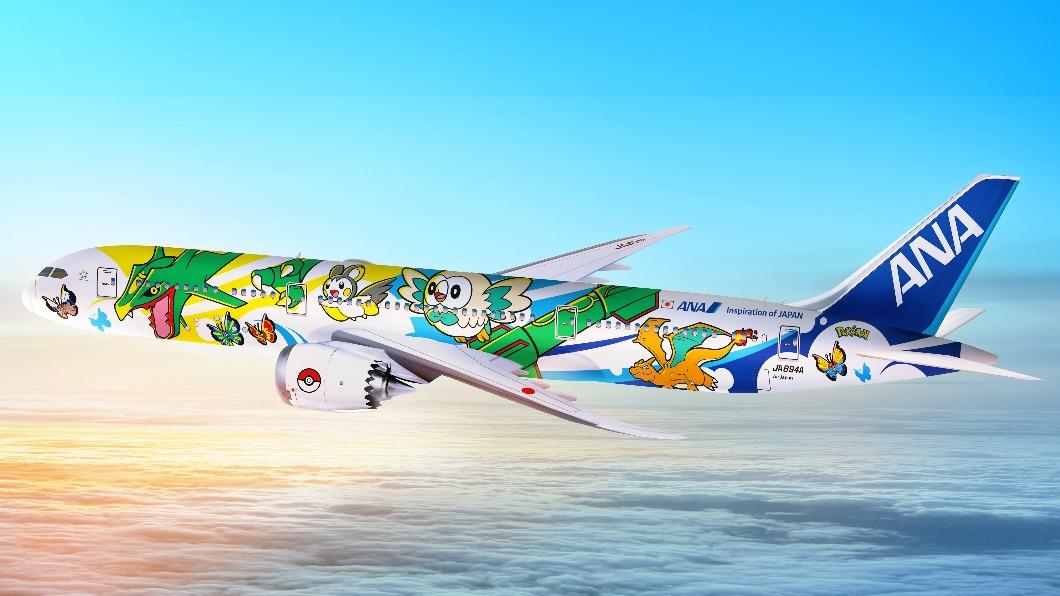 傳統航空ANA全日空也宣布於2023年6月4日推出特別塗裝的「皮卡丘彩繪機NH」。（圖／ANA提供）