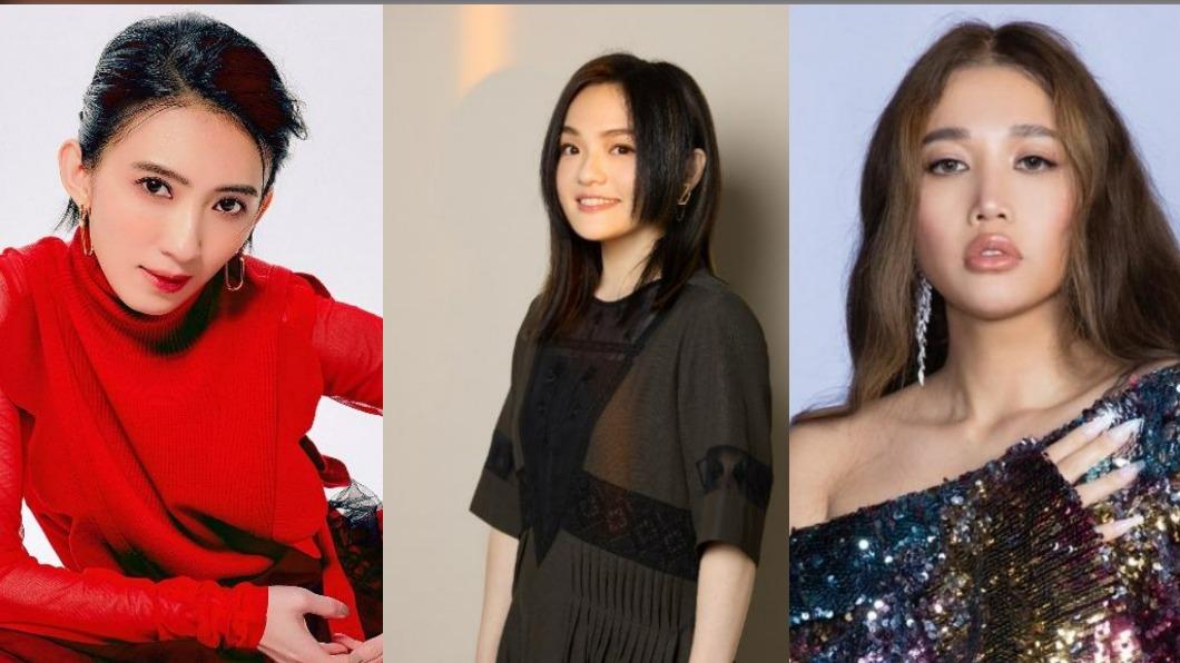 戴佩妮、A-Lin、徐佳瑩皆入圍金曲女歌手。（圖／妮樂佛X仁仁娛樂、索尼音樂、亞神音樂、何樂音樂提供）