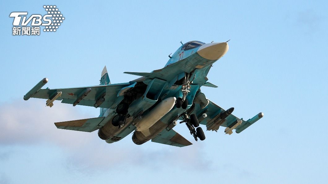 俄羅斯突擊隊遭擊落，圖為Su-34同型機。（圖／達志影像美聯社）