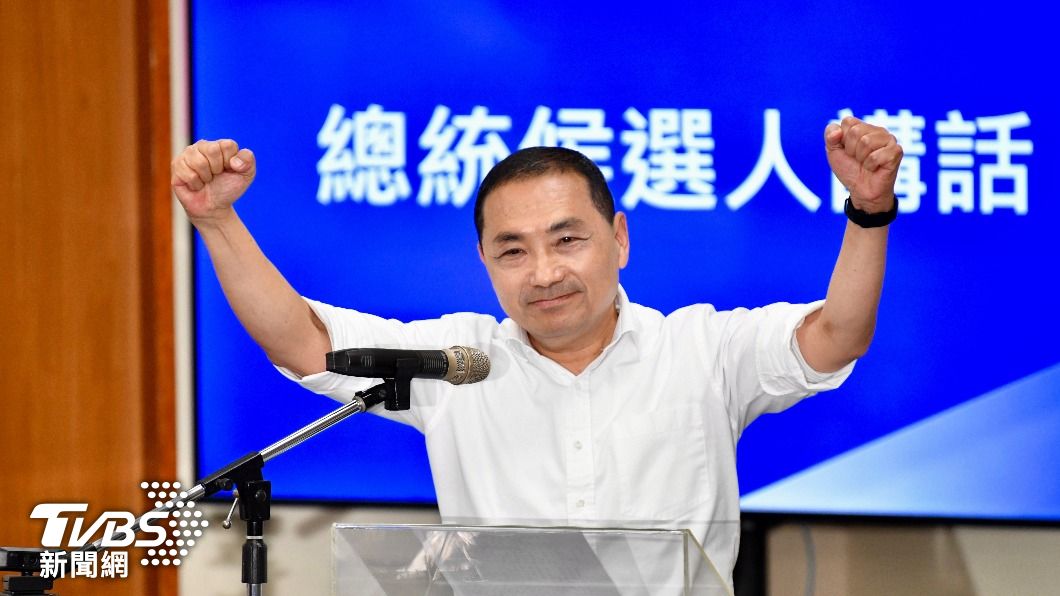 新北市長侯友宜代表國民黨選總統。（圖／胡瑞麒攝）