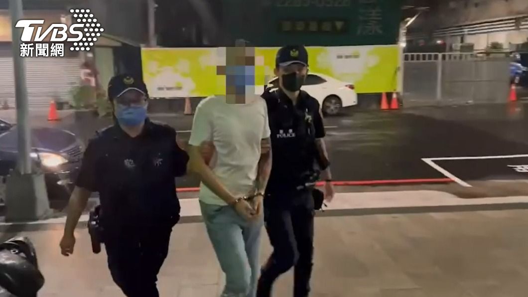 明仁會吳姓成員涉嫌販毒被警方逮捕。（圖／TVBS）