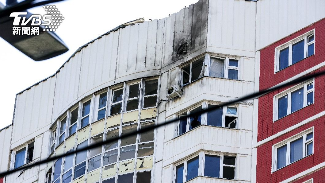 莫斯科稱住宅遭到無人機攻擊。（圖／達志影像美聯社）