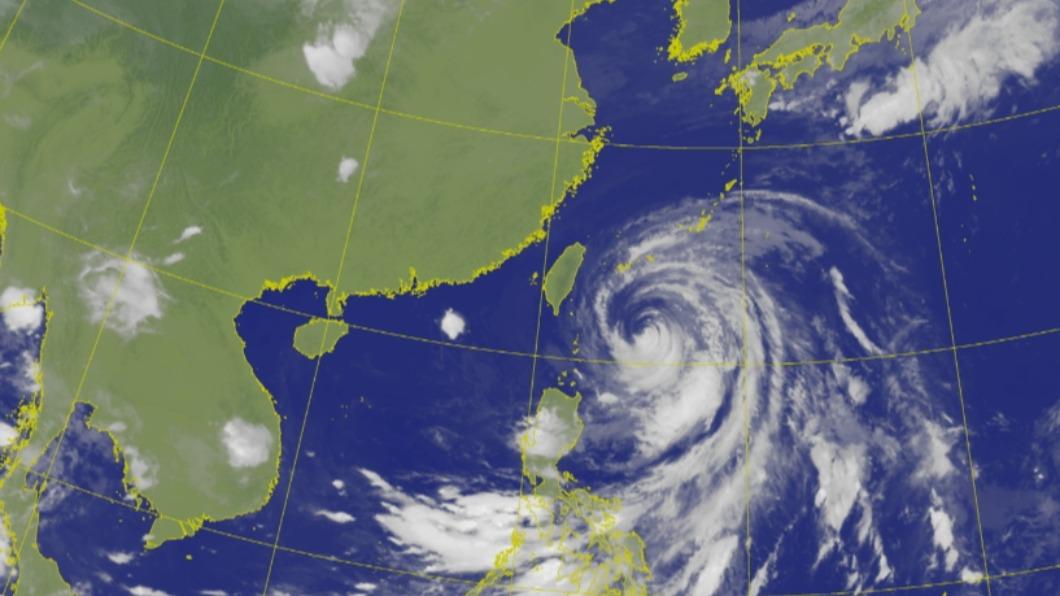 「瑪娃」颱風持續北上。（圖／中央氣象局）