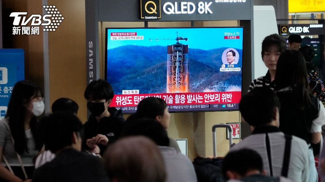 北韓今早發射偵察衛星，失敗告終。（圖／達志影像美聯社）