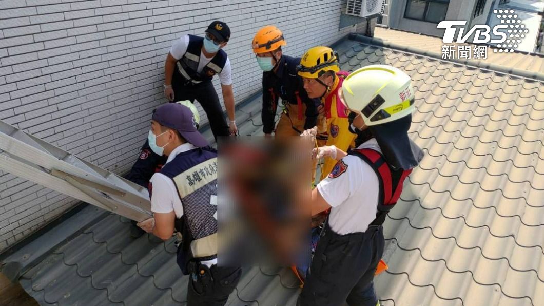 林嫌拒捕竟跳樓導致重傷。（圖／TVBS）