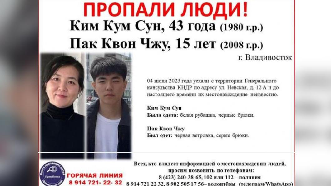 《RFA》指出，2名北韓外交官家屬失蹤。（圖／翻攝自RFA）
