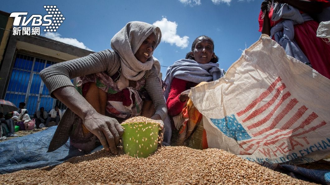 衣索比亞人民仰賴外國援助糧食生活。（圖／達志影像美聯社）