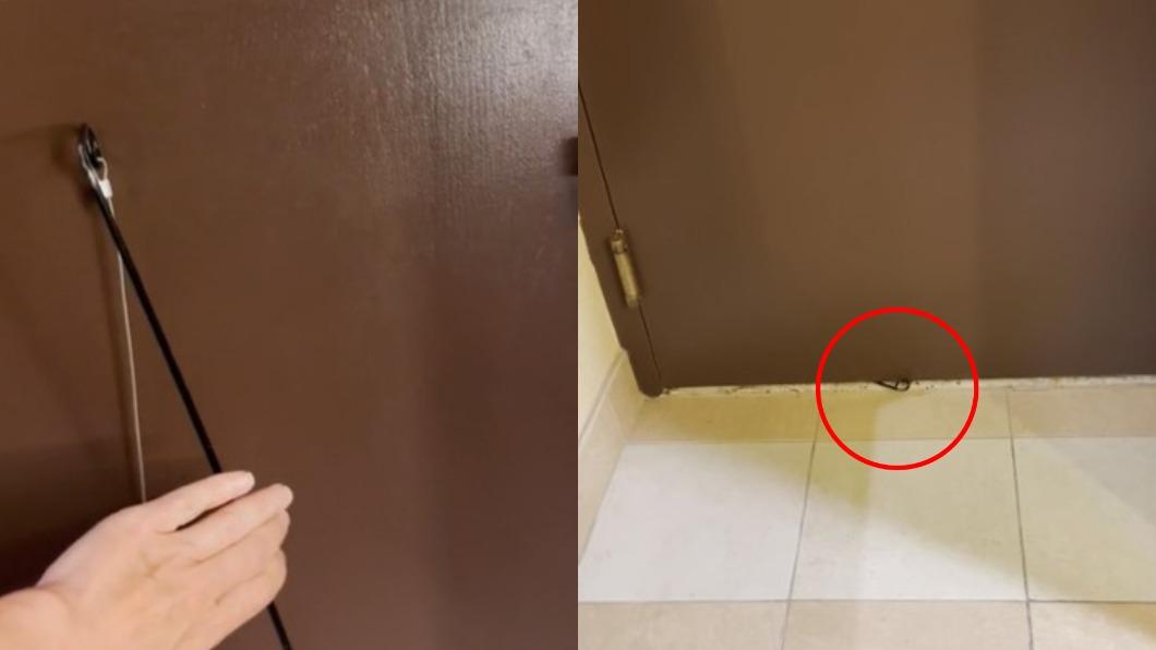 美國女子入住飯店遇到陌生夫婦試圖打開自己房門。（圖／翻攝自Reddit）