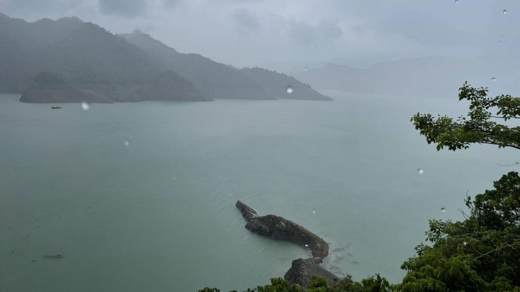 梅雨鋒面幫助台南水情好轉。（圖／台南市水利局提供）
