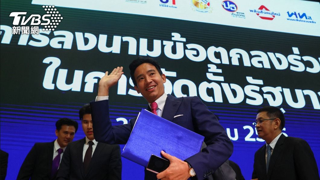 泰國總理候選人皮塔。（圖／達志影像路透社）