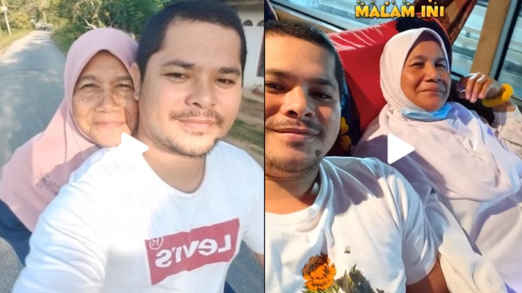 馬來西亞有一名62歲女子經歷2次失敗的婚姻後，與小她34歲的真愛於2022年步入婚姻的殿堂。（圖 / 翻攝自TikTok）