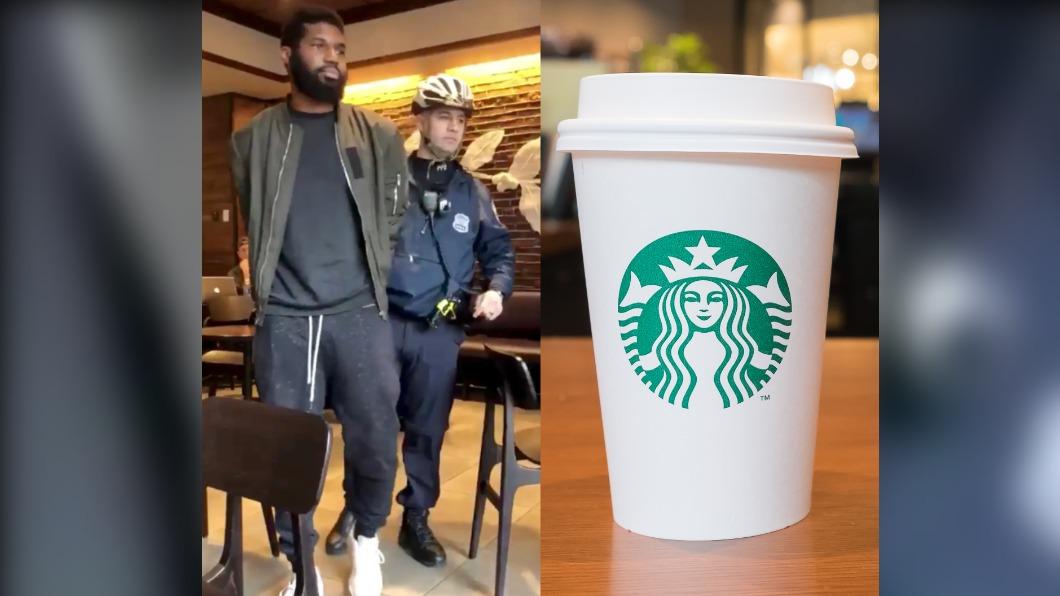 美國費城（Philadelphia）一間星巴克（Starbucks）2018年發生疑似「種族歧視」事件。（圖／翻攝自《紐約郵報》）