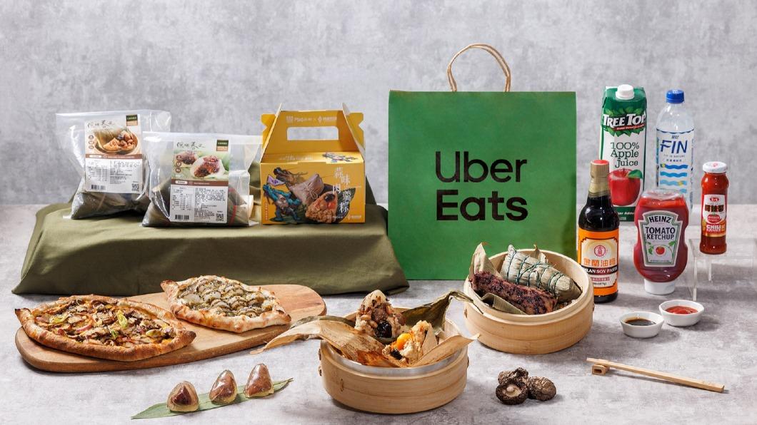 Uber Eats 公布粽子外送熱銷排行榜。（圖／Uber Eats提供）