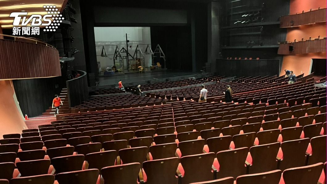 臺中國家歌劇院驚傳被放炸彈。（圖／TVBS）