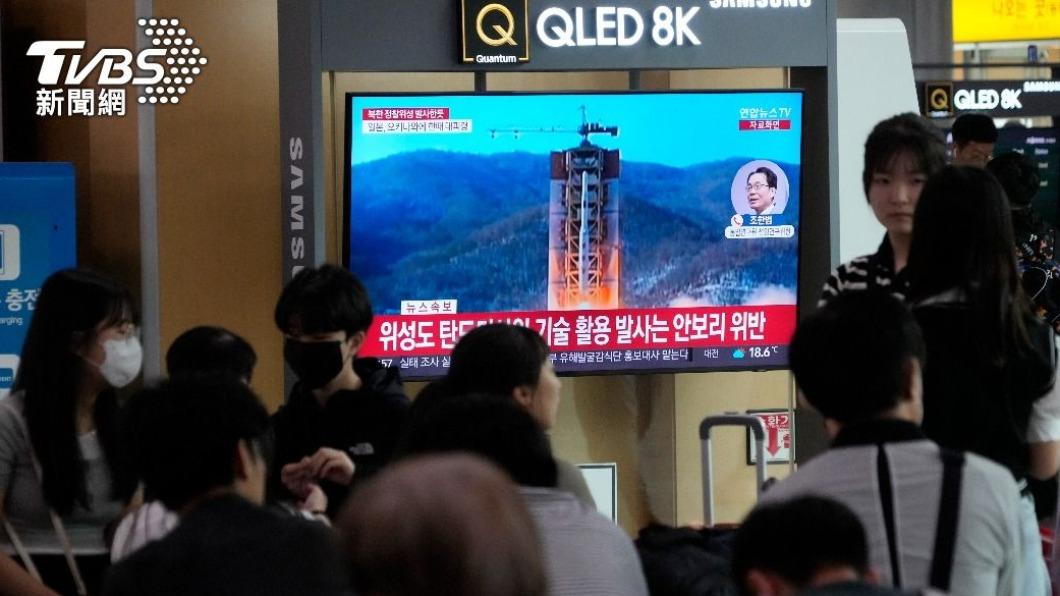 北韓發射偵察衛星以失敗告終。（圖／達志影像美聯社）