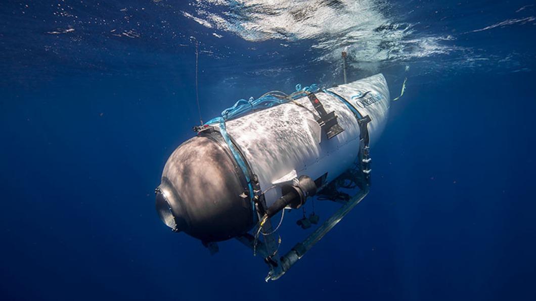 可搭載5人下潛探訪鐵達尼號遺跡的潛艇「泰坦」。（圖／翻攝自OceanGate Expeditions）