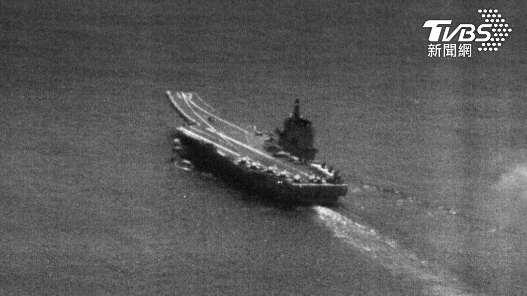 國防部曾發布山東號航艦編隊照片。（示意圖，與此事件無關／國防部提供）