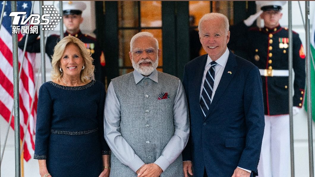 美國總統拜登和印度總理莫迪今起在白宮會談，料將宣布多項協議。（圖／達志影像美聯社）