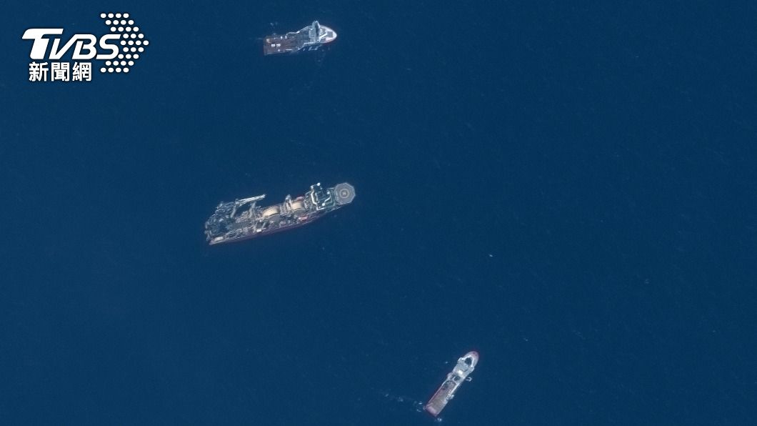 美國海岸防衛隊搜索泰坦號殘骸。（圖／達志影像歐新社）