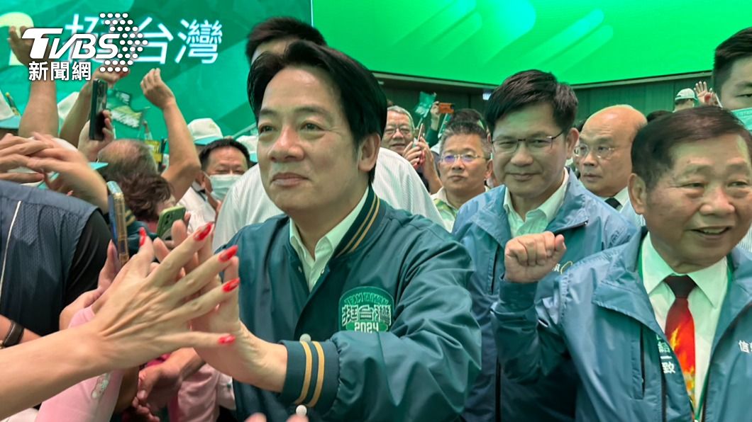 民進黨總統參選人賴清德回到故鄉新北，出席「信賴台灣之友會」成立大會。（圖／黃宣尹攝）