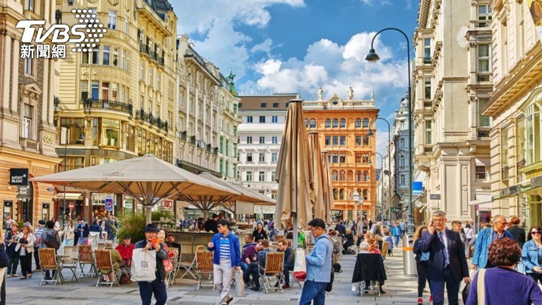 維也納蟬聯全球宜居城市榜首。（示意圖／shutterstock達志影像）