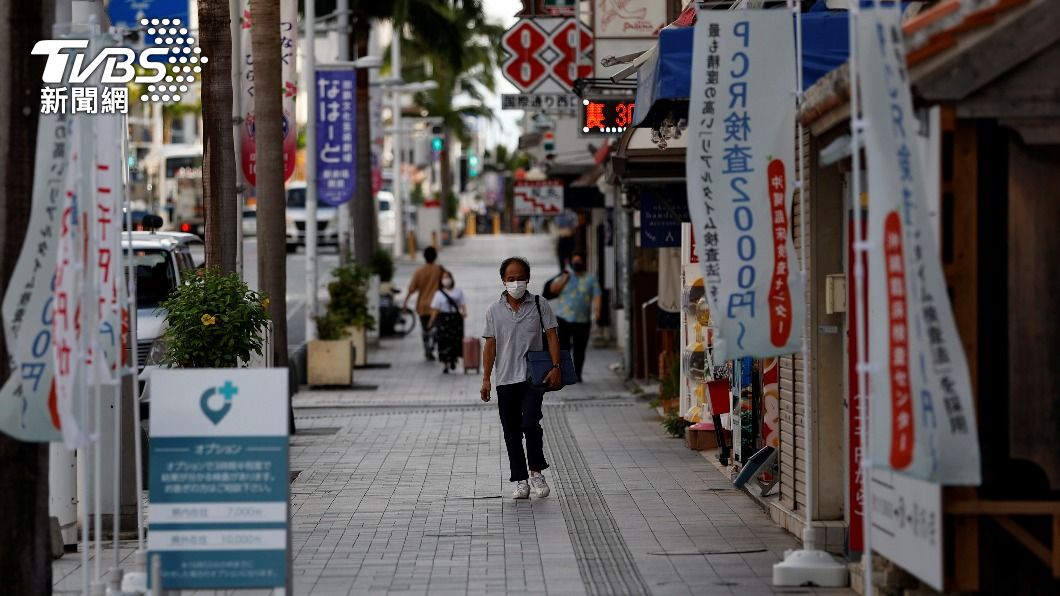 日本沖繩確診人數增加。（圖／達志影像路透社）