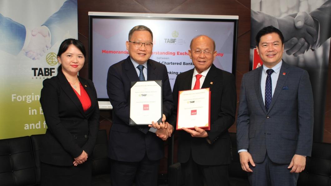 金研院與馬來西亞亞洲特許銀行家學院簽MOU。（圖／台灣金融研訓院提供）